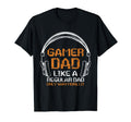 Fathers Day Gamer Dad More Lit Than T-Shirt - Custom Art Print for Adults - T-Shirt, Sweatshirt, Hoodie