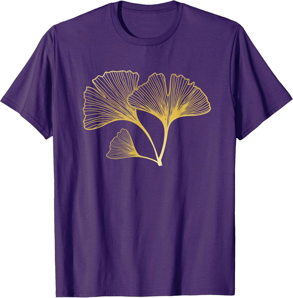 Ginkgo biloba leaf minimalist - Adult & Kids T-Shirts, Sweatshirts & Hoodies apparel design preview 1