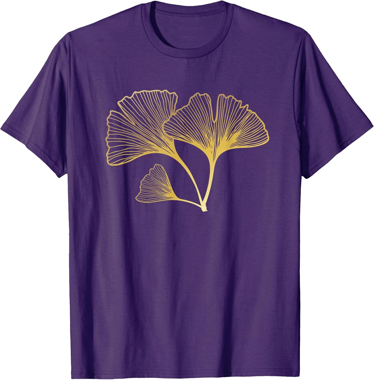 Ginkgo biloba leaf minimalist - Adult & Kids T-Shirts, Sweatshirts & Hoodies apparel design preview 1