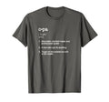 Opa Definition Fathers Day Present T-Shirt - Minimalist Print for Adults - T-Shirt, Sweatshirt, Hoodie