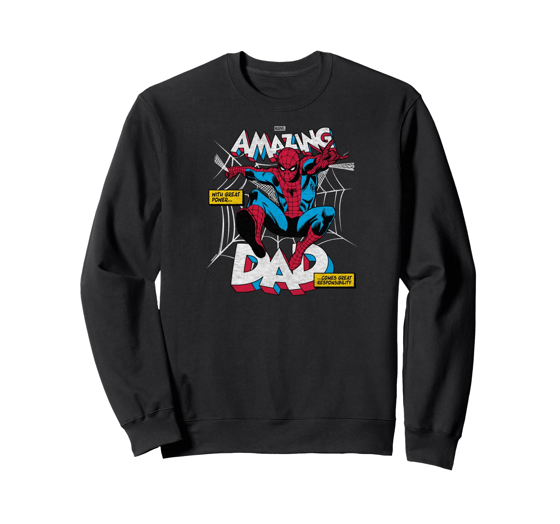 Spider Amazing Dad Sweatshirt - Unique Graphic for Adults - T-Shirt, Sweatshirt, Hoodie