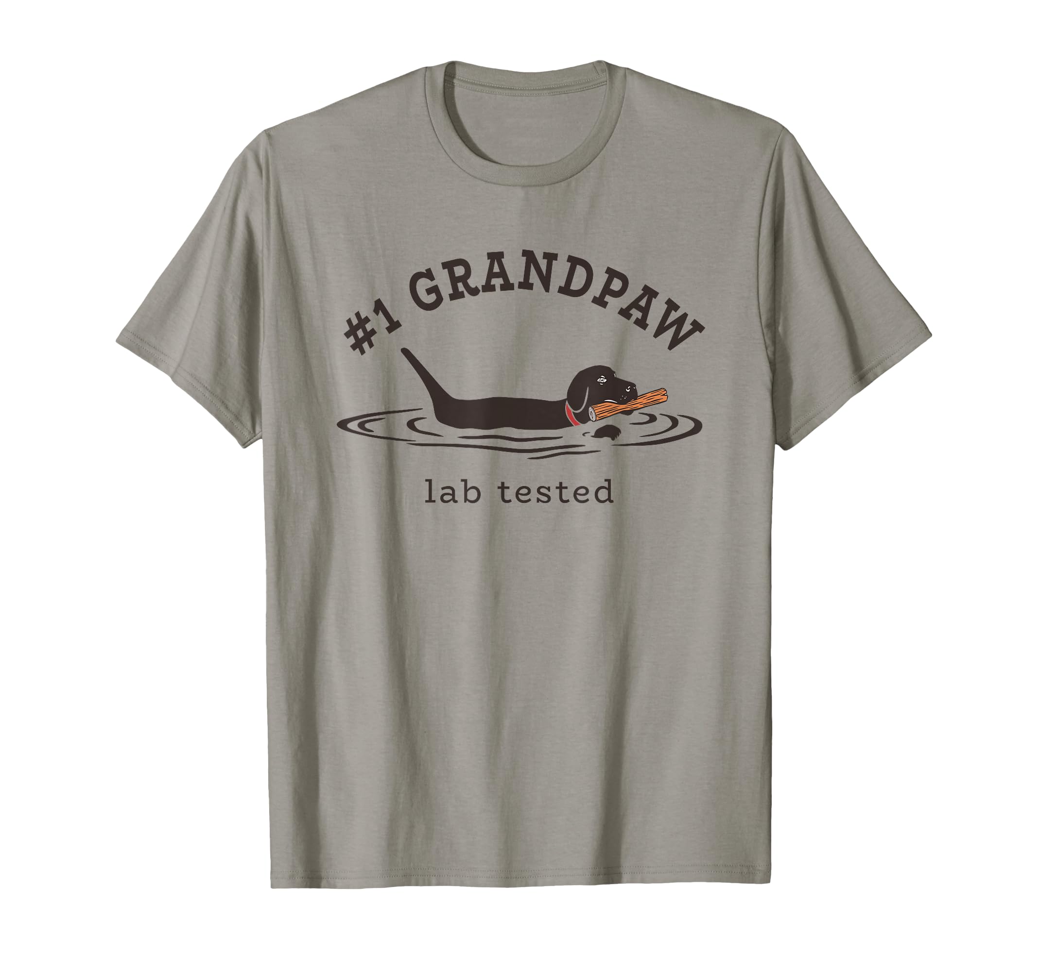 1 Grandpaw Lab Tested Pun Labrador T-Shirt - Custom Art Print Unisex - T-Shirt, Sweatshirt, Hoodie