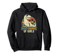 Daddy Saurus Daughter Dad Fathers Day Hoodie - Minimalist Print Men Women - T-Shirt, Sweatshirt, Hoodie