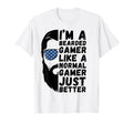 Funny Bearded Gamer Husband Dad Beard Lover T-Shirt - Graphic Print Unisex - T-Shirt, Sweatshirt, Hoodie
