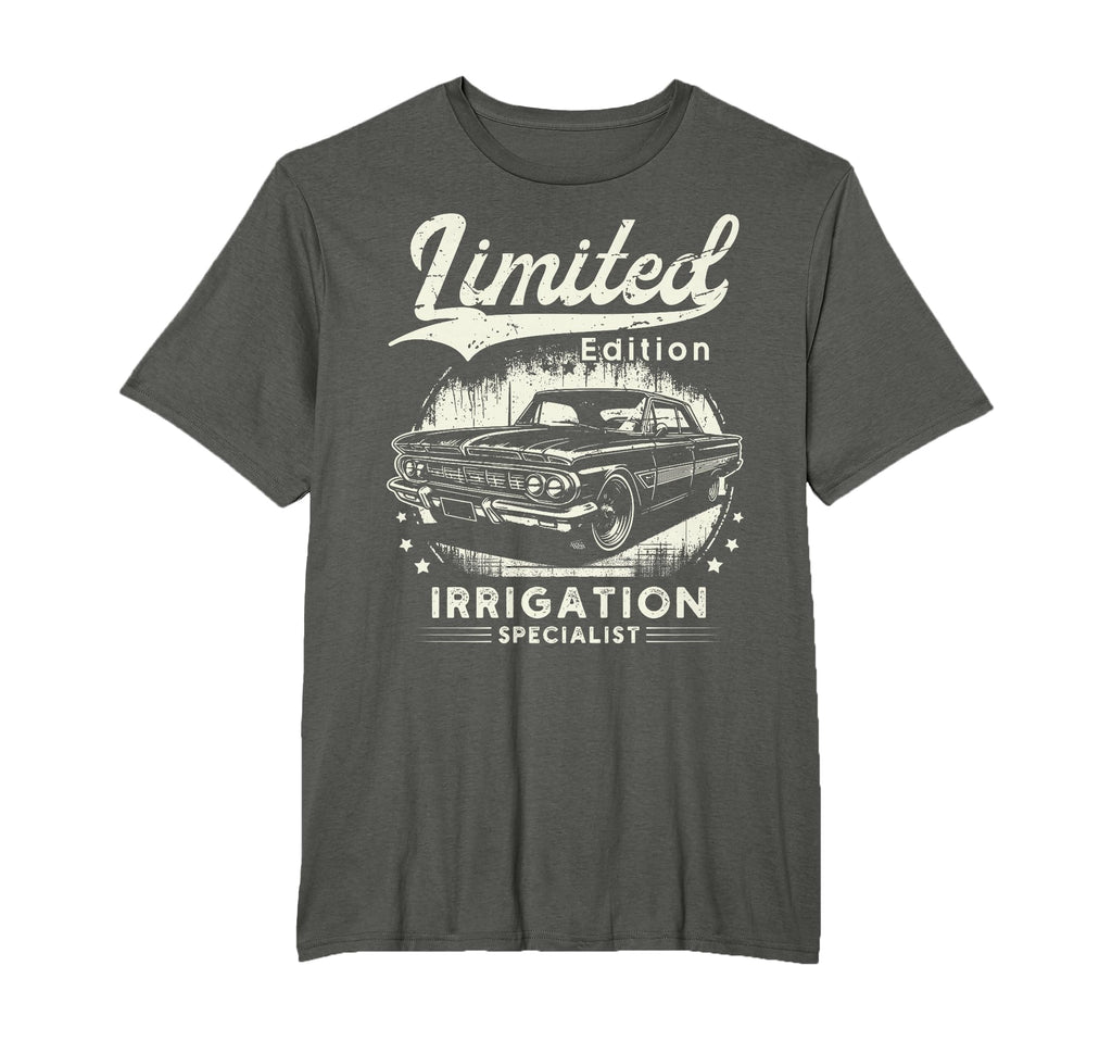Irrigation Specialist Job Car Birthday T-Shirt - Trendy Graphic for Adults - T-Shirt, Sweatshirt, Hoodie