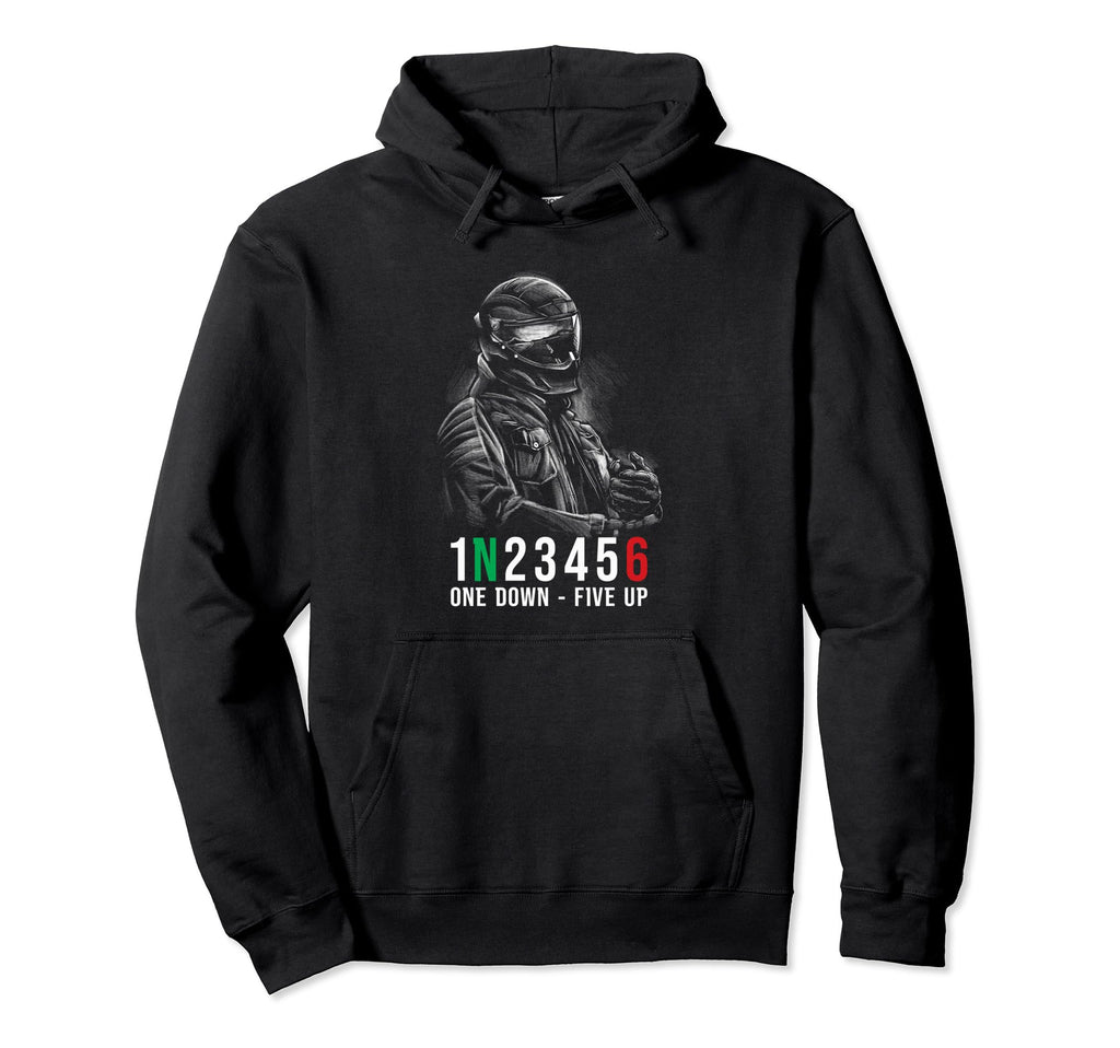 Motorcyclist 1N23456 Motorbike Motorcycle Hoodie - Trendy Graphic Unisex - T-Shirt, Sweatshirt, Hoodie