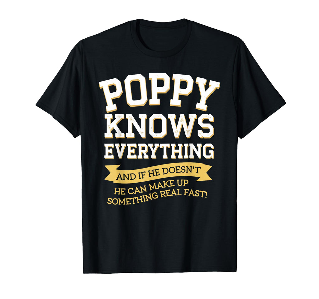 Poppy Art Grandpa Grandfather From T-Shirt - Graphic Print Unisex - T-Shirt, Sweatshirt, Hoodie