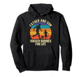 Father And Son Soccer Partners Life Hoodie - Minimalist Print Unisex - T-Shirt, Sweatshirt, Hoodie