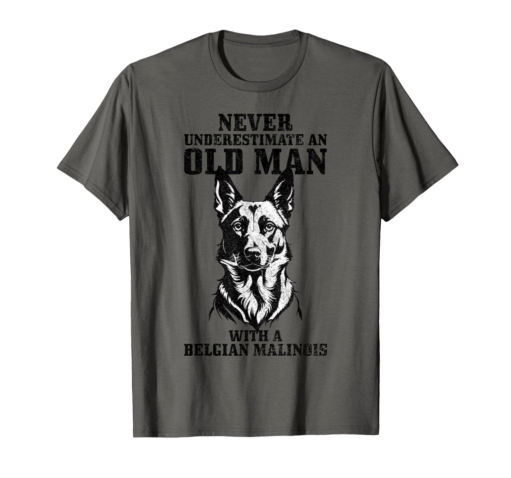 Never Underestimate Old Belgian Sweatshirt - Graphic Print Men Women - T-Shirt, Sweatshirt, Hoodie