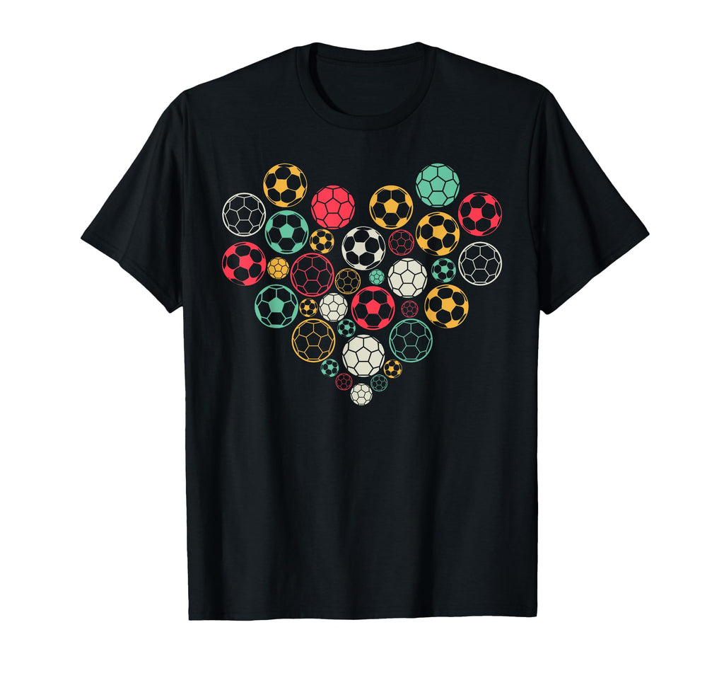 Soccer Ball Heart Soccer Lover Soccer T-Shirt - Novelty Apparel for Adults - T-Shirt, Sweatshirt, Hoodie