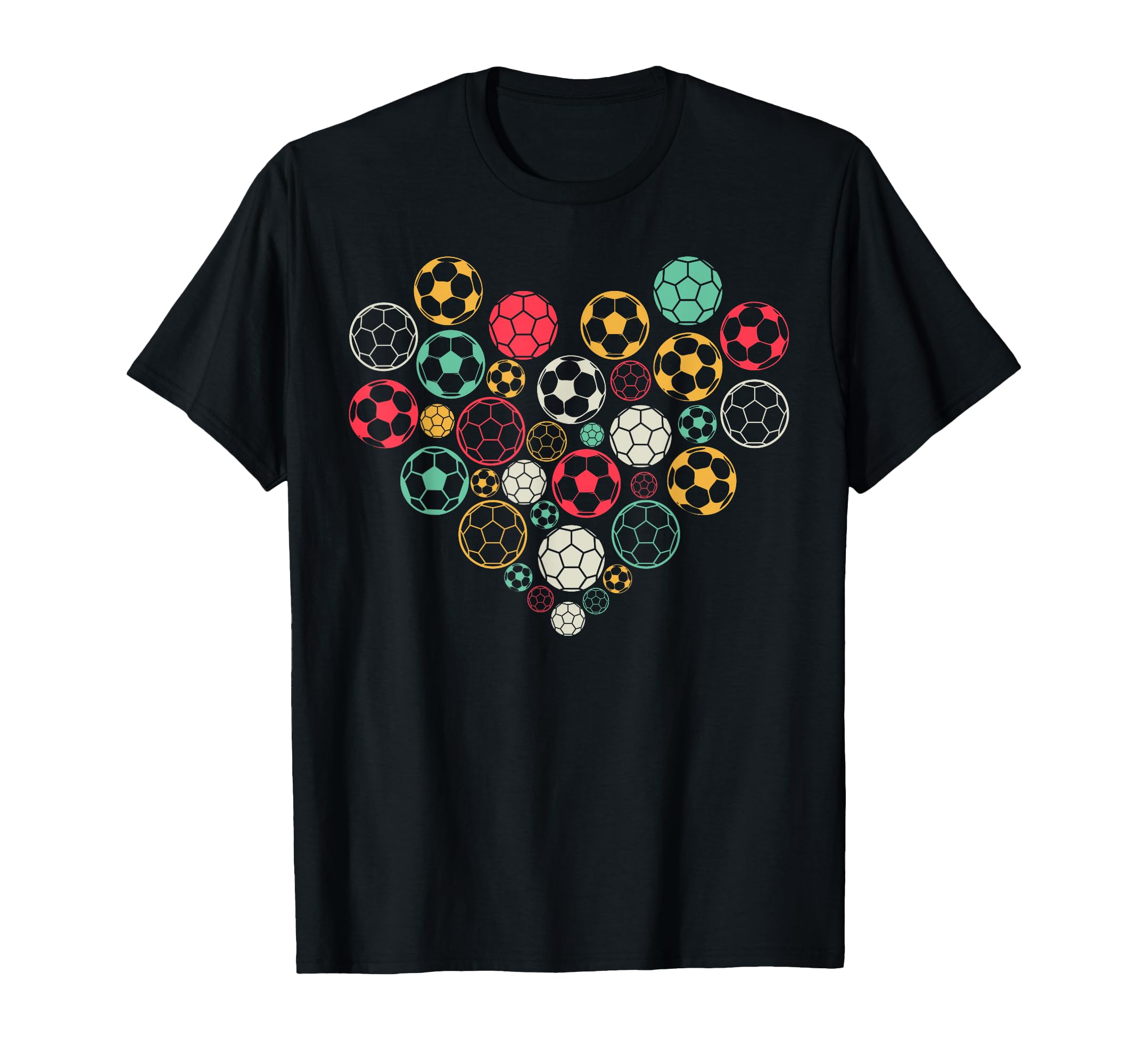 Soccer Ball Heart Soccer Lover Soccer T-Shirt - Novelty Apparel for Adults - T-Shirt, Sweatshirt, Hoodie