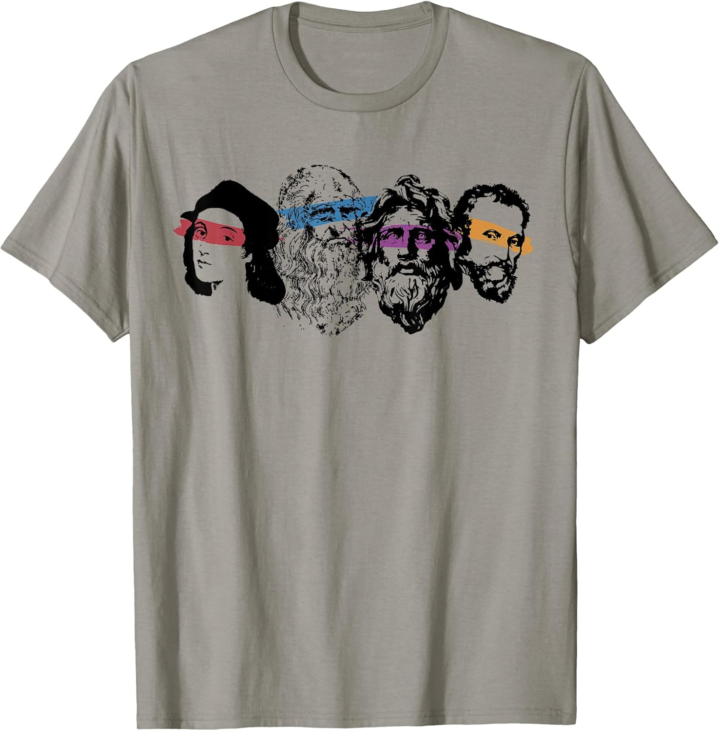 Renaissance Ninja Artist Drawing - Adult & Kids T-Shirts, Sweatshirts & Hoodies apparel design preview 1