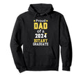 Proud Dad Class 2024 Botany Graduate Hoodie - Minimalist Print Men Women - T-Shirt, Sweatshirt, Hoodie