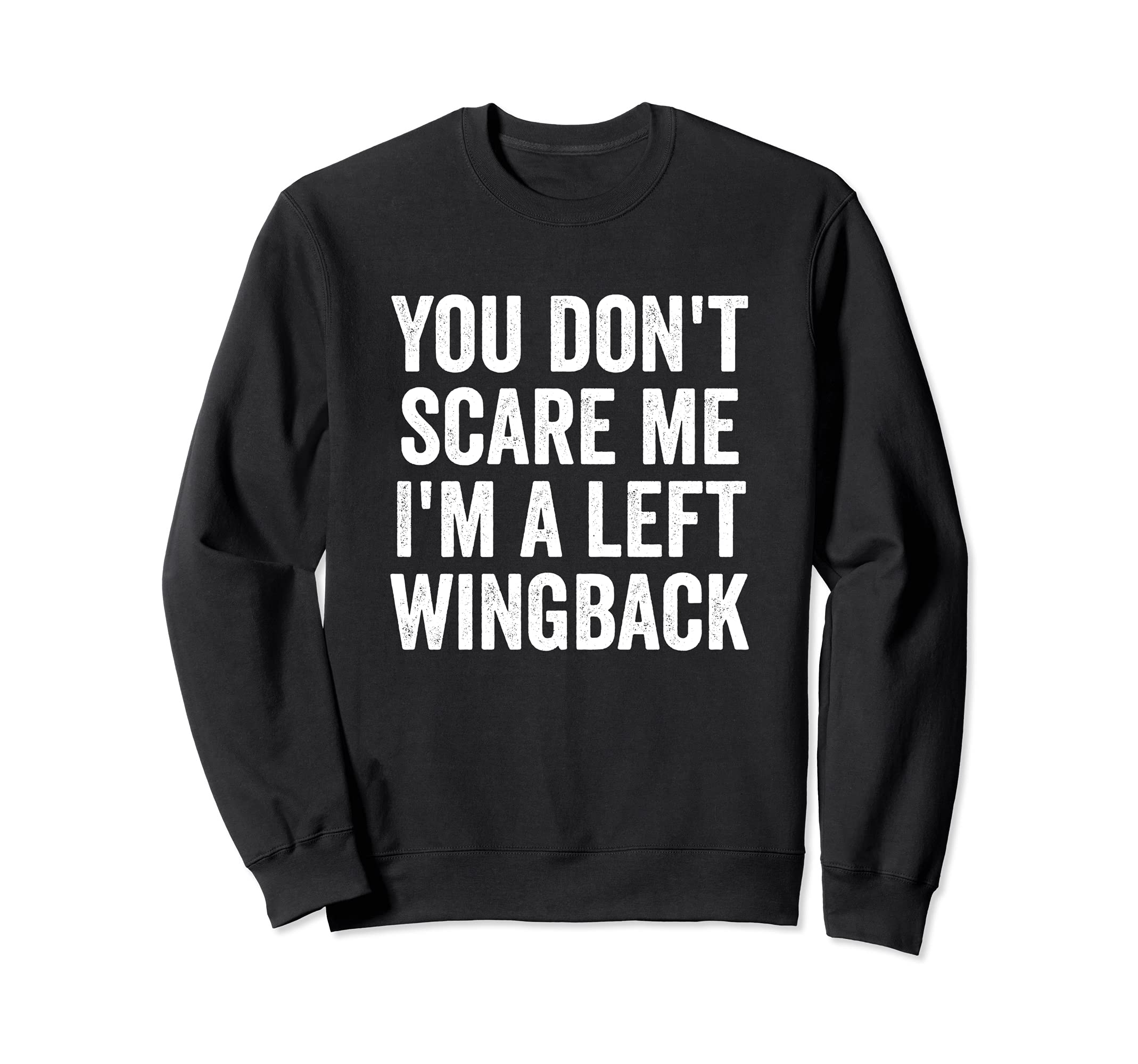You Dont Scare Me Im Left Wingback Sweatshirt - Minimalist Print Men Women - T-Shirt, Sweatshirt, Hoodie