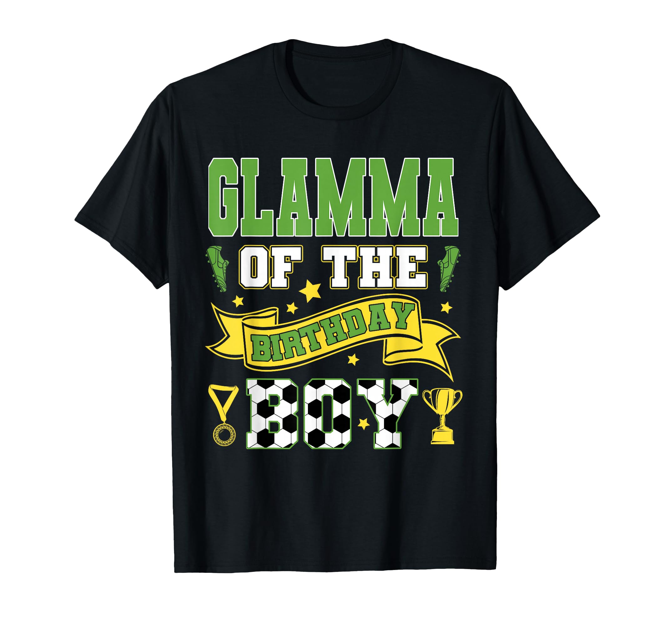 Glamma Birthday Soccer Player Birthday T-Shirt - Graphic Print for Adults - T-Shirt, Sweatshirt, Hoodie