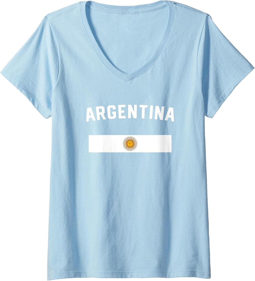 Womens I Love Argentina Minimalist Argentinian Flag - Adult & Kids T-Shirts, Sweatshirts & Hoodies apparel design preview 1