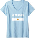 Womens I Love Argentina Minimalist Argentinian Flag - Adult & Kids T-Shirts, Sweatshirts & Hoodies apparel design preview 1