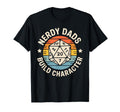 Nerdy Dads Build Character Rpg Gaming T-Shirt - Unique Graphic for Adults - T-Shirt, Sweatshirt, Hoodie