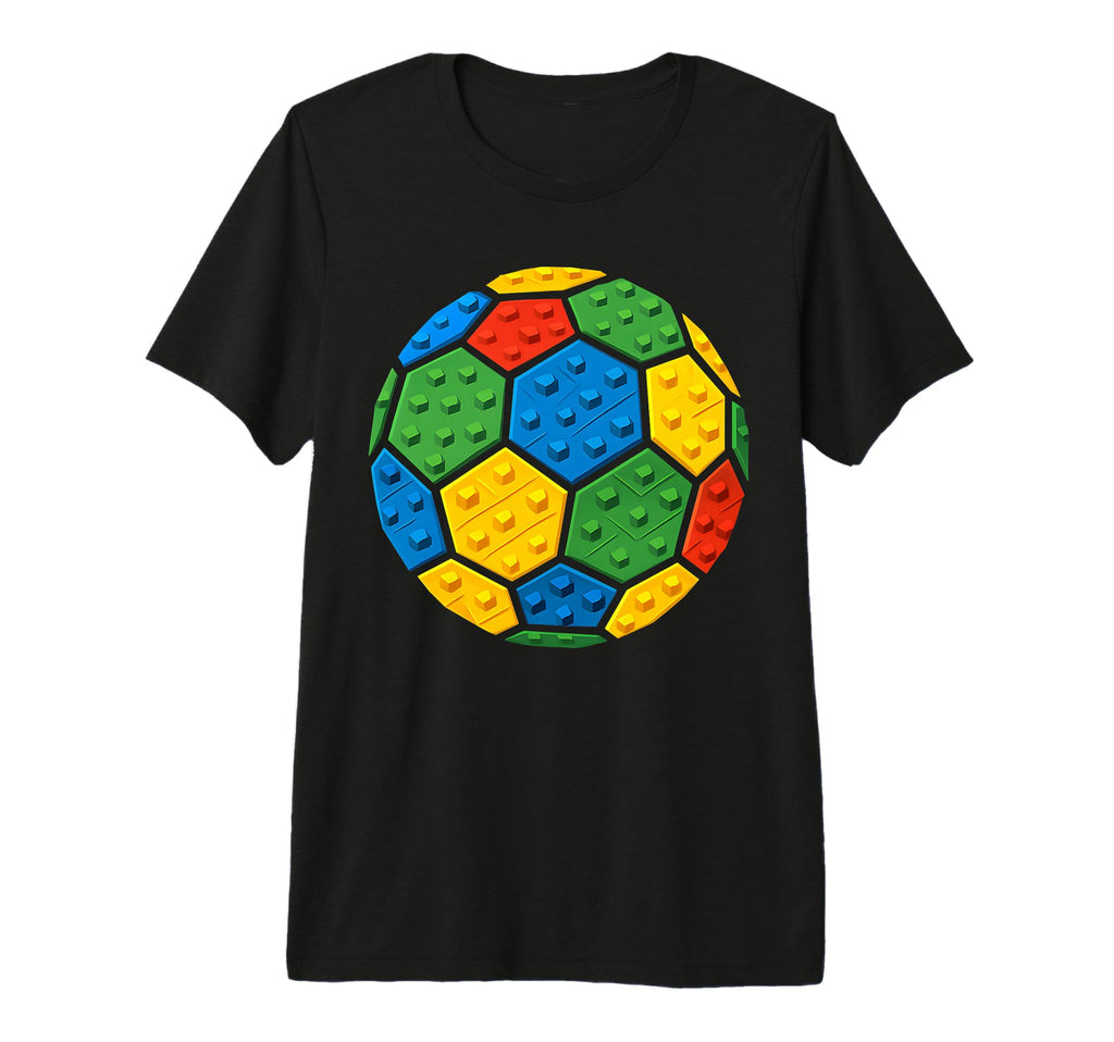 Building Brick Soccer Lover T-Shirt - Unique Graphic Men Women - T-Shirt, Sweatshirt, Hoodie