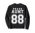Number 88 Custom Proud Soccer Futbol Sweatshirt - Unique Graphic Men Women - T-Shirt, Sweatshirt, Hoodie