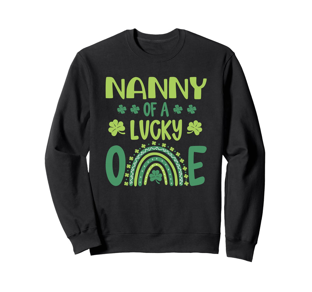 Nanny Lucky One First Birthday St Sweatshirt - Aesthetic Graphic Men Women - T-Shirt, Sweatshirt, Hoodie