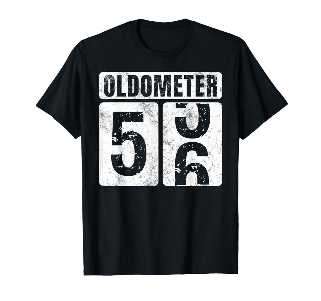 Oldometer 56 Funny 56Th Birthday Gift T-Shirt - Custom Art Print for Adults - T-Shirt, Sweatshirt, Hoodie