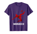 Moroccan Soccer Player Moroccan Pride Ball T-Shirt - Graphic Print Unisex - T-Shirt, Sweatshirt, Hoodie