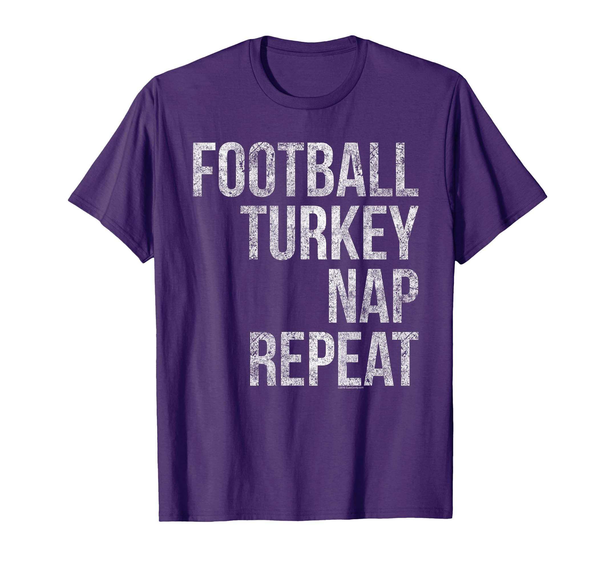 Football Turkey Nap Repeat Funny T-Shirt - Novelty Apparel Unisex - T-Shirt, Sweatshirt, Hoodie