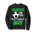 Grandpa Birthday Soccer Stars Outfit Sweatshirt - Graphic Print for Adults - T-Shirt, Sweatshirt, Hoodie