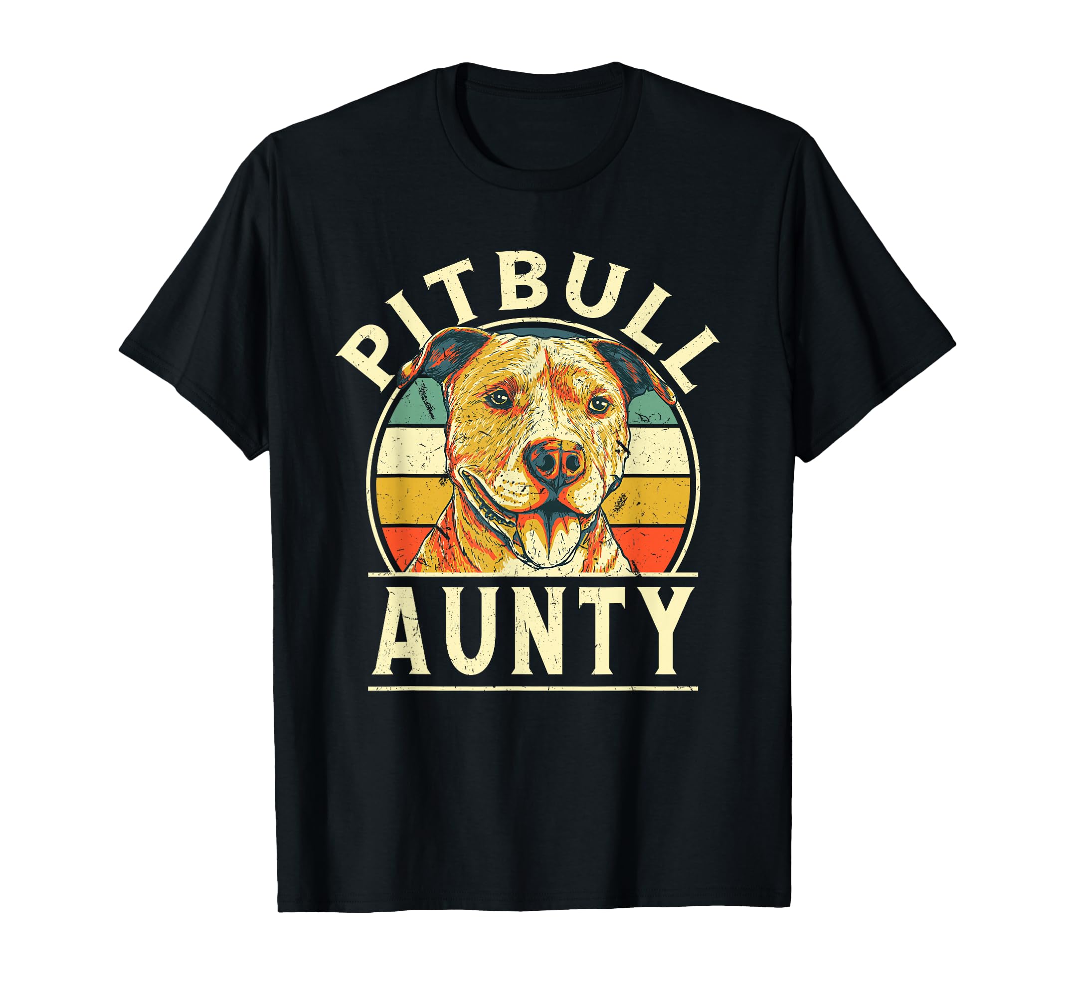 Pitbull Aunty Aunt Auntie Dog Breed T-Shirt - Novelty Apparel Men Women - T-Shirt, Sweatshirt, Hoodie