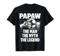 Papaw Myth Legend Dad Grandpa T-Shirt - Graphic Print Men Women - T-Shirt, Sweatshirt, Hoodie