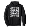 Coquette Soccer Auntie Matching Family Bow Hoodie - Unique Graphic Unisex - T-Shirt, Sweatshirt, Hoodie