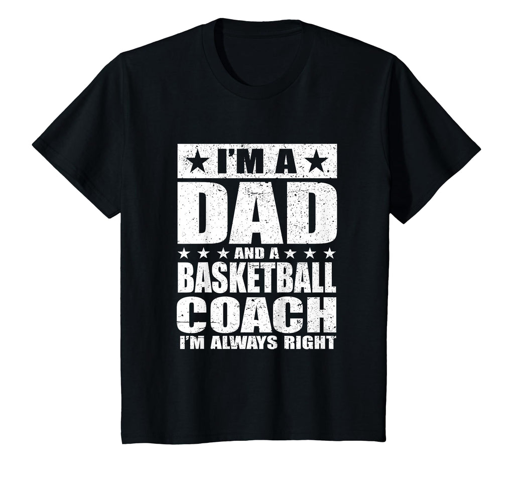 Dad Basketball Coach Coaches Fathers Day T-Shirt - Trendy Graphic Unisex - T-Shirt, Sweatshirt, Hoodie
