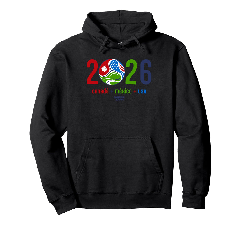 Superfan Global Cup 2026 Host Nations Soccer Hoodie - Unique Graphic Unisex - T-Shirt, Sweatshirt, Hoodie