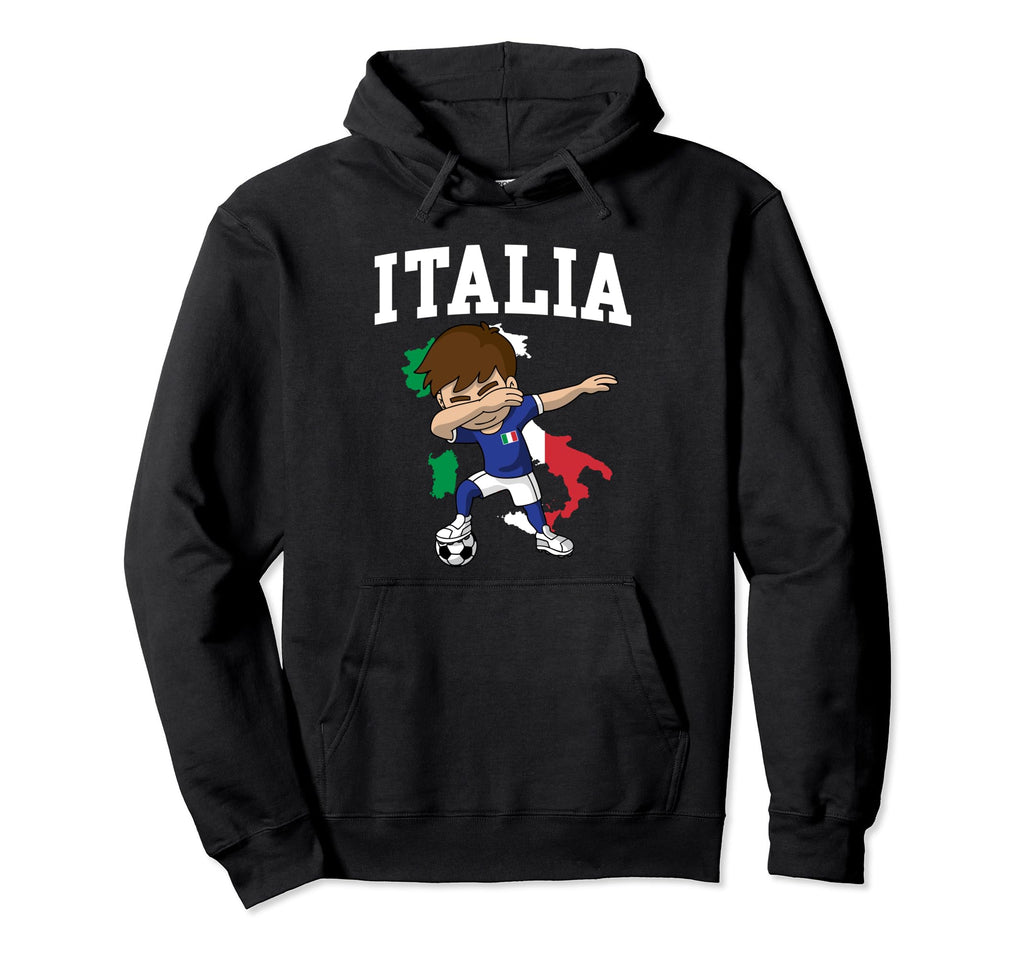 Italia Soccer Italian Italy Flag Map Hoodie - Minimalist Print Men Women - T-Shirt, Sweatshirt, Hoodie