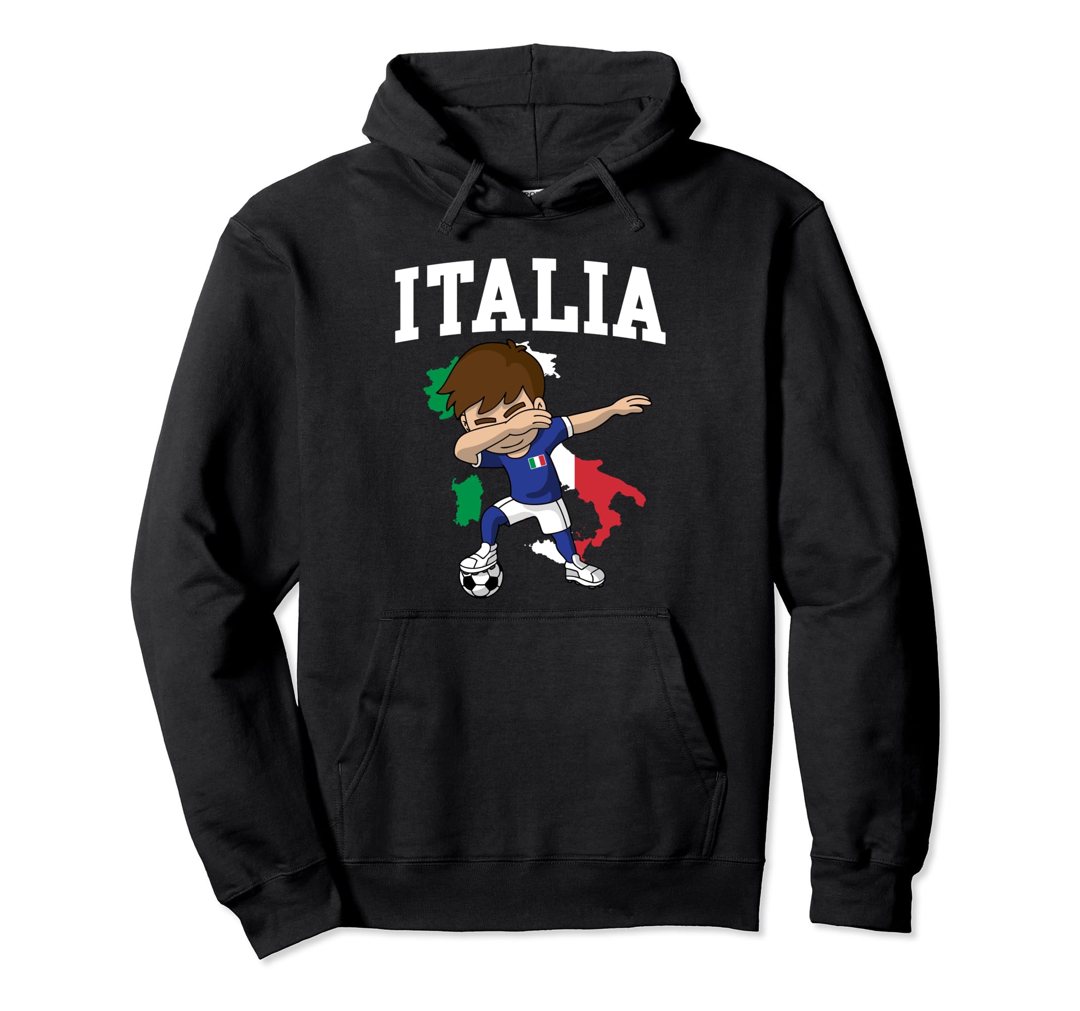 Italia Soccer Italian Italy Flag Map Hoodie - Minimalist Print Men Women - T-Shirt, Sweatshirt, Hoodie