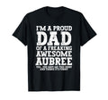 Dad Aubree Personalized Name Funny T-Shirt - Novelty Apparel for Adults - T-Shirt, Sweatshirt, Hoodie