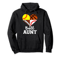 Ball Aunt Funny Football Baseball Hoodie - Novelty Apparel Men Women - T-Shirt, Sweatshirt, Hoodie