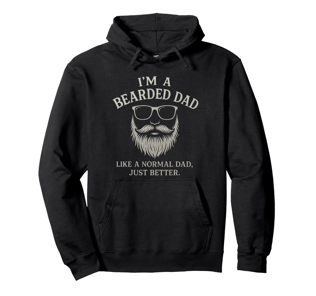 Im Bearded Dad Funny Beard Superhero Hoodie - Novelty Apparel Unisex - T-Shirt, Sweatshirt, Hoodie