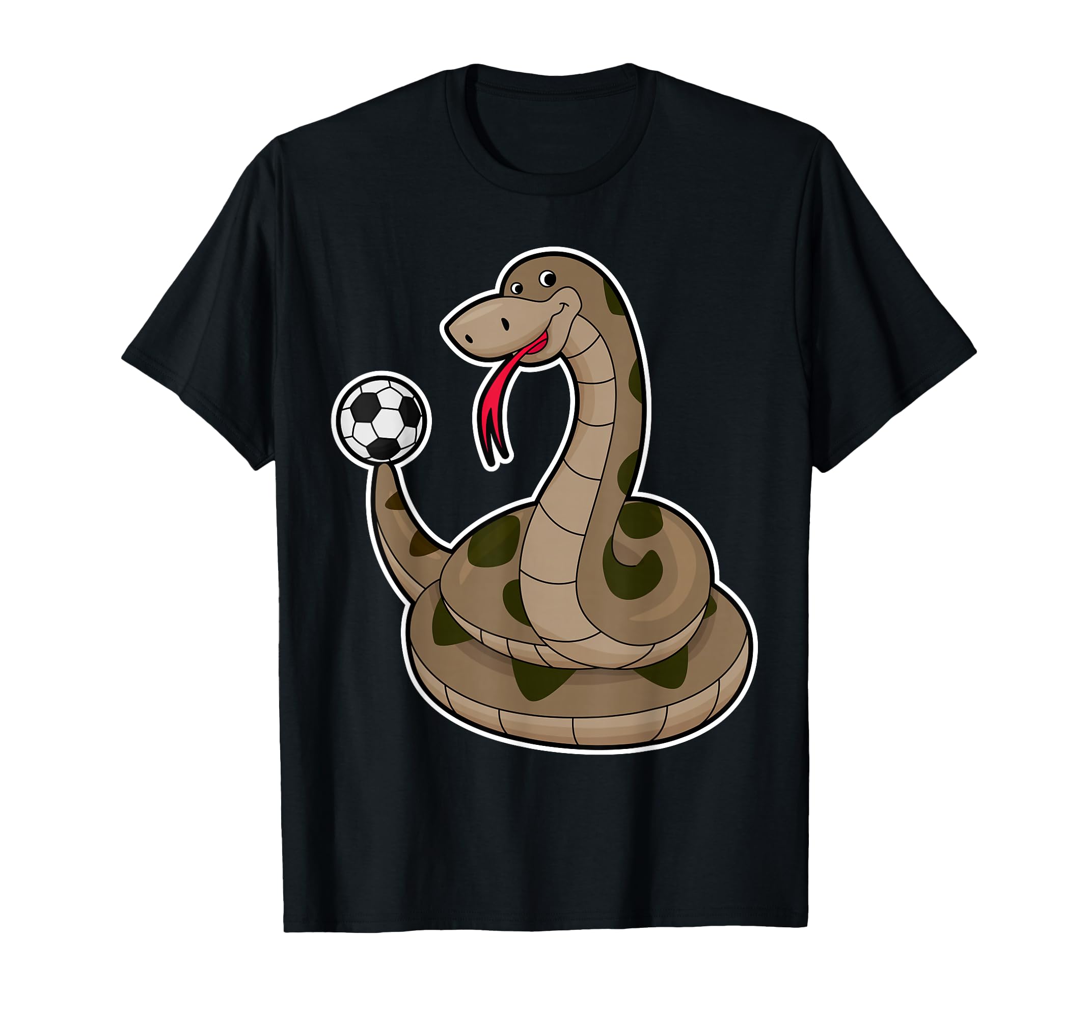 Snake Soccer Player Soccer Sports T-Shirt - Unique Graphic Unisex - T-Shirt, Sweatshirt, Hoodie