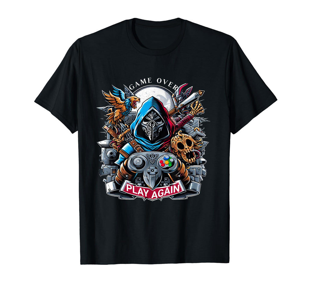 Funny Game Controllers Video Game T-Shirt - Aesthetic Graphic Men Women - T-Shirt, Sweatshirt, Hoodie