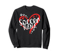 Soccer Nana Heart Nana Soccer Player Sweatshirt - Trendy Graphic Men Women - T-Shirt, Sweatshirt, Hoodie