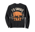 Id Smoke That Chef Smoker Dad Grill Sweatshirt - Fun Novelty Design Unisex - T-Shirt, Sweatshirt, Hoodie
