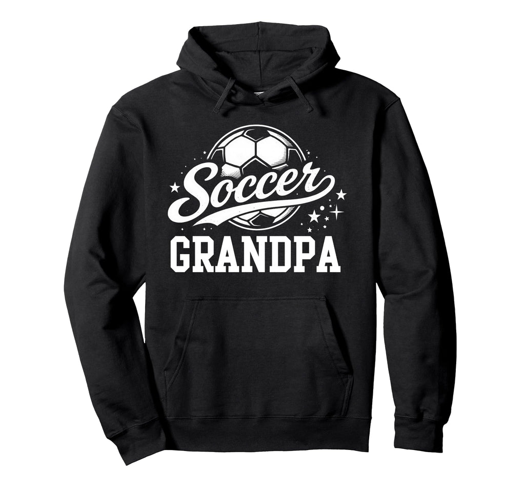 Soccer Grandpa Soccer Ball Hoodie - Trendy Graphic Men Women - T-Shirt, Sweatshirt, Hoodie