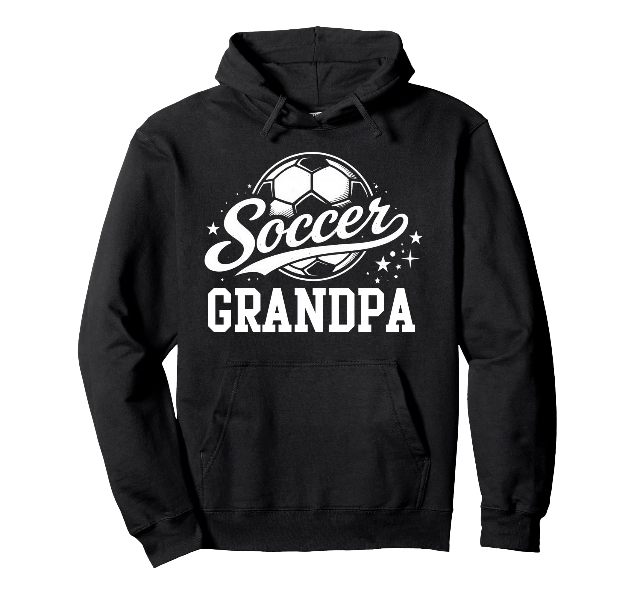 Soccer Grandpa Soccer Ball Hoodie - Trendy Graphic Men Women - T-Shirt, Sweatshirt, Hoodie