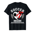 Soccer Mom Heart Bow Checkerboard Mother T-Shirt - Custom Art Print Unisex - T-Shirt, Sweatshirt, Hoodie
