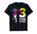 Funny 3 Years Being Awesome Soccer 3Rd T-Shirt - Trendy Graphic Men Women - T-Shirt, Sweatshirt, Hoodie