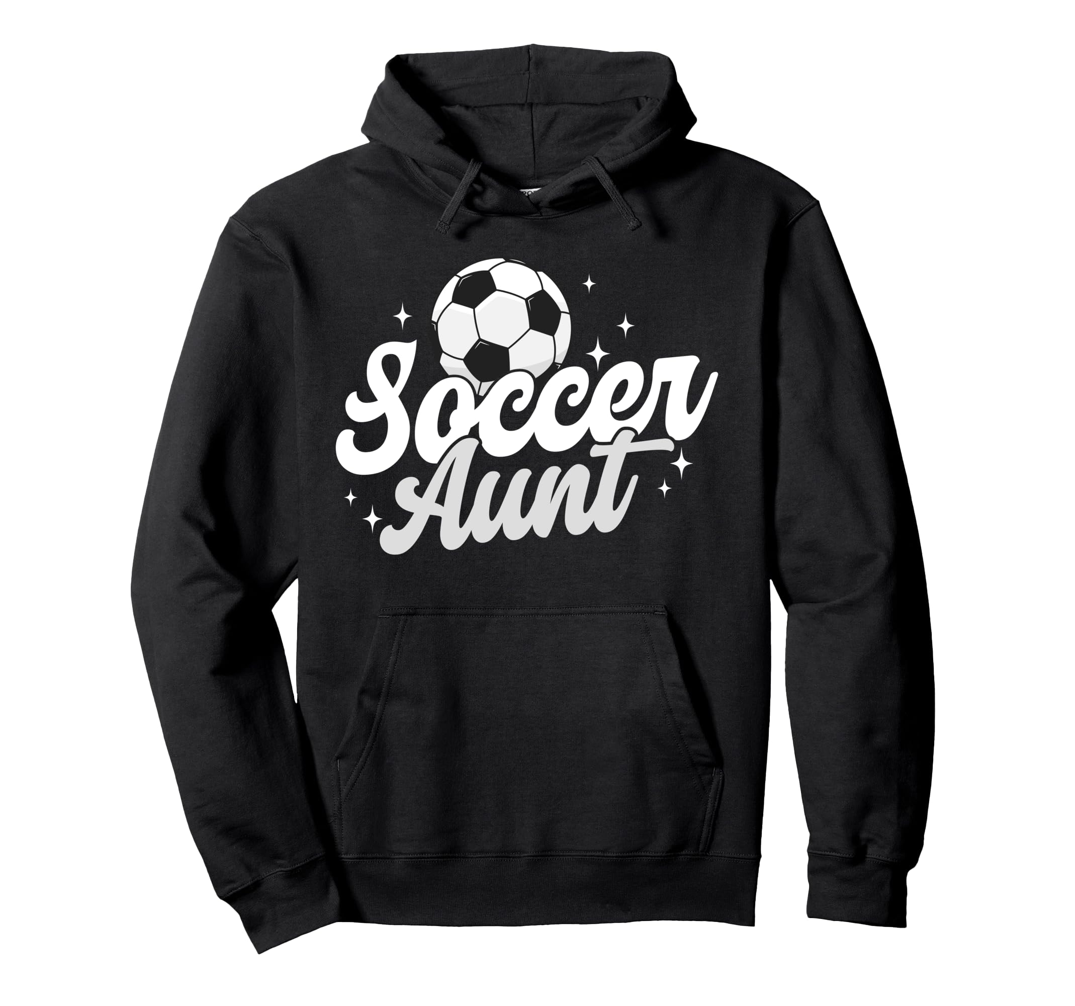 Soccer Aunt Proud Aunt Soccer Player Auntie Hoodie - Trendy Graphic Unisex - T-Shirt, Sweatshirt, Hoodie