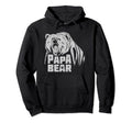 Papa Bear Daddy Father Roaring Grizzly Hoodie - Trendy Graphic for Adults - T-Shirt, Sweatshirt, Hoodie