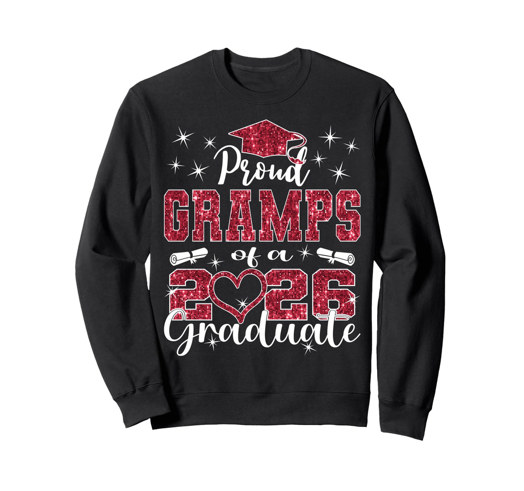 Super Proud Gramps 2026 Graduate Sweatshirt - Aesthetic Graphic Men Women - T-Shirt, Sweatshirt, Hoodie